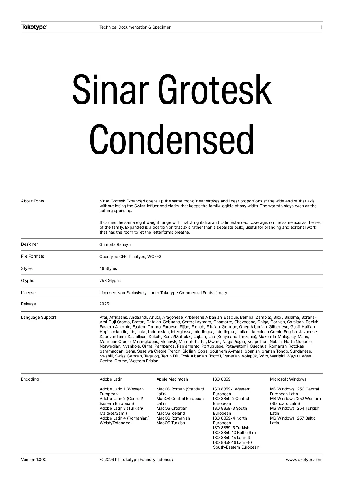 PDF Specimen